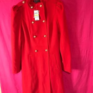 INC DOUBLE BREASTED/ PUFF SLEEVE COAT